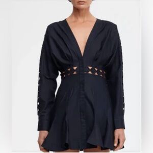 Acler Keeling Organic Cotton Minidress